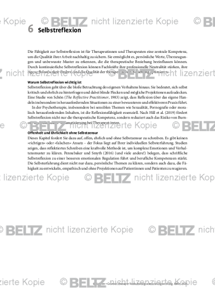 Pornografienutzungsstörung: Einleitung Selbstreflexion