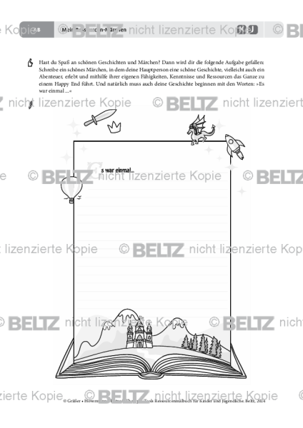 Ressourcenmalbuch: Mein Ressourcen-Märchen