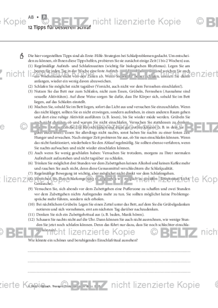 Psychosen: 12 Tipps für besseren Schlaf