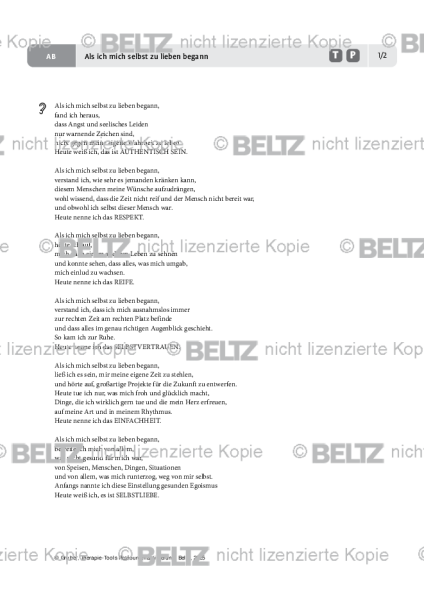 Ressourcenaktivierung: Als ich mich selbst zu lieben begann