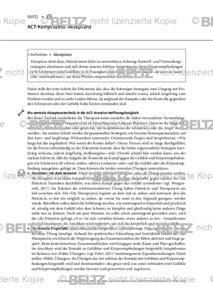 Therapie Basics Akzeptanz Und Commitmenttherapie Act