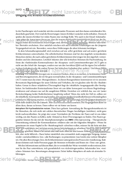 Paarbeziehungen: Umgang mit inneren Kritikerstimmen