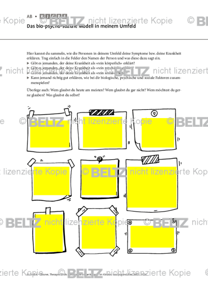 Chronische Erkrankungen: Das bio-psycho-soziale Modell in meinem Umfeld