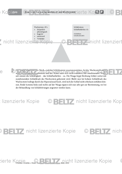 Schlafstörungen: Zusammenhang zwischen Schlaf- und Wachsystem