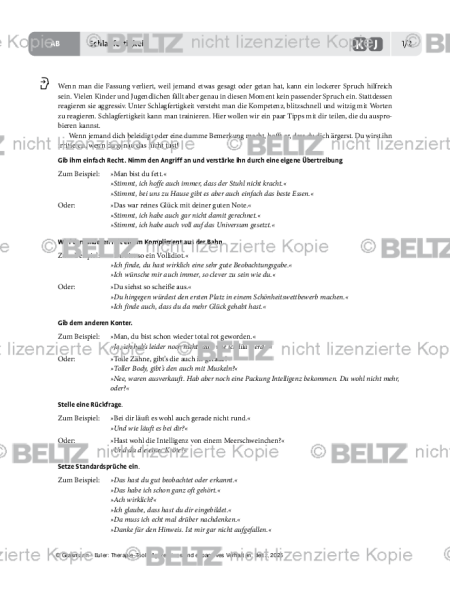 Aggression: Schlagfertigkeit