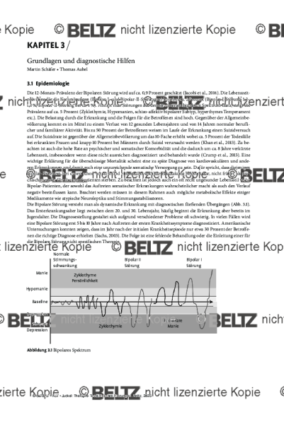 Bipolare Störungen: Einleitung Grundlagen und diagnostische Hilfen