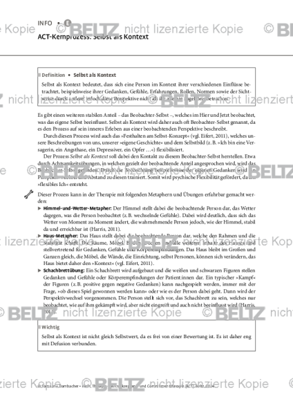 ACT-Kernprozess: Selbst als Kontext