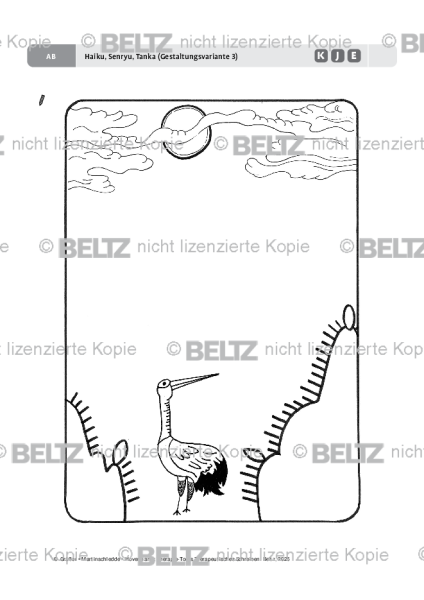 Therapeutisches Schreiben: Haiku, Senryu, Tanka (Gestaltungsvariante 3)