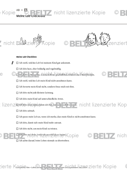 Selbstwert: Meine Lob-Checkliste