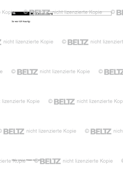 FESKKO: So war ich traurig