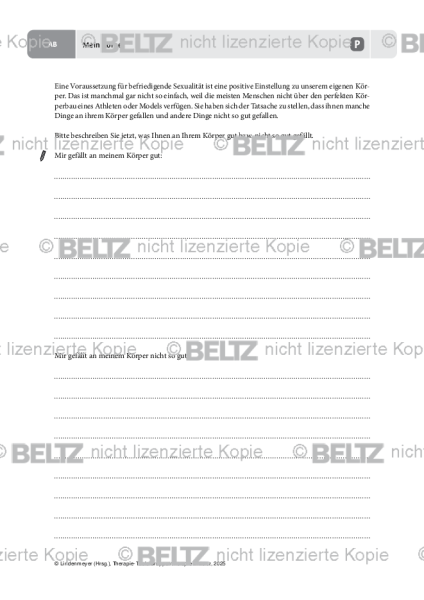 Gruppentherapie: Mein Körper
