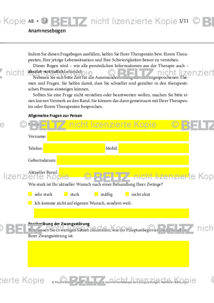 ACT-Anamnesebogen