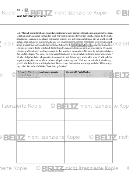 ACT: Was hat mir geholfen?
