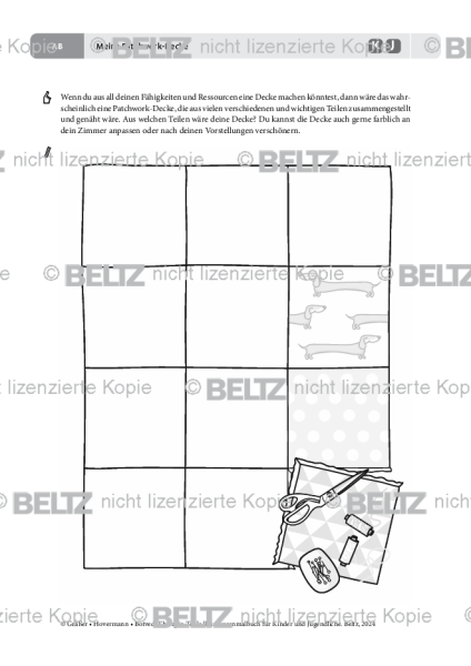 Ressourcenmalbuch: Meine Patchwork-Decke