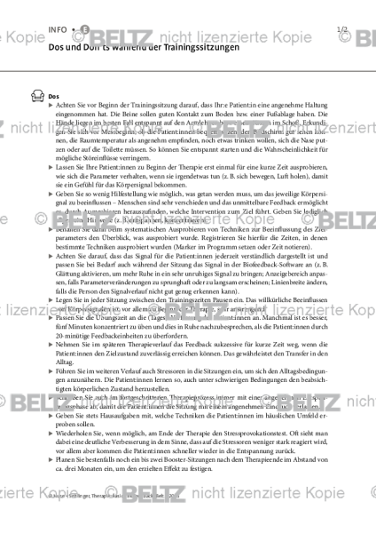 Biofeedback: Dos und Don’ts während der Trainingssitzungen
