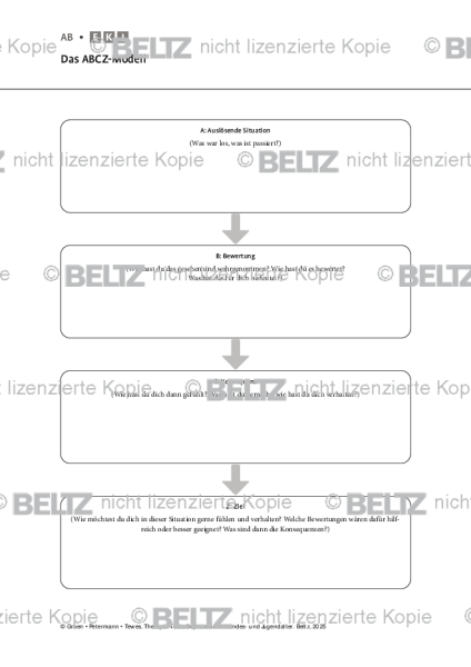 Depression: Das ABCZ-Modell