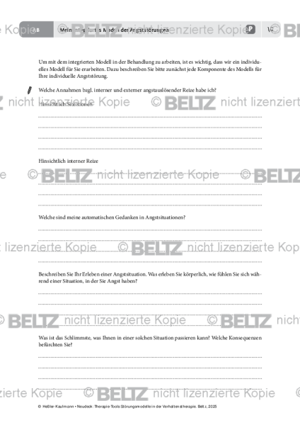 Störungsmodelle: Mein integriertes Modell der Angststörungen