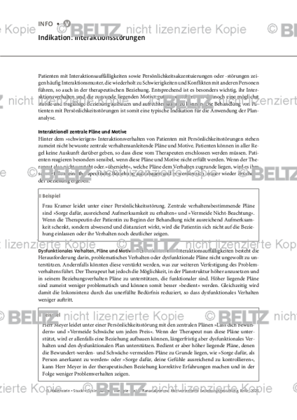 Plananalyse: Indikation: Interaktionsstörungen