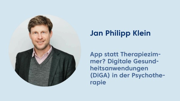 Webinar: App statt Therapiezimmer? Digitale Gesundheitsanwendungen (DiGA) in der Psychotherapie