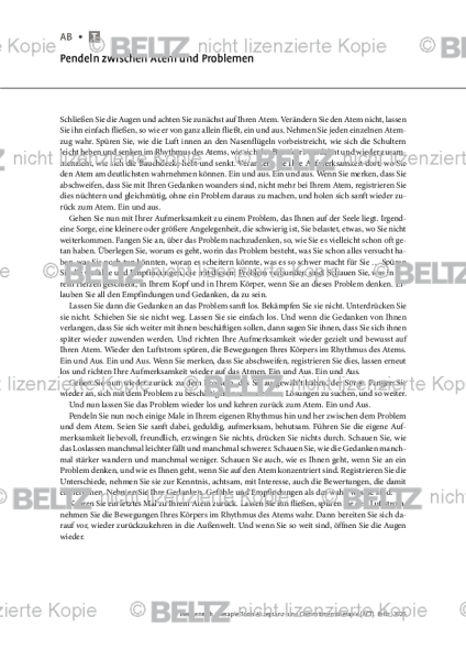 ACT: Pendeln zwischen Atem und Problemen