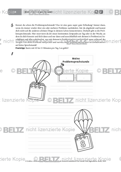 Ressourcenmalbuch: Meine Problemsprechstunde