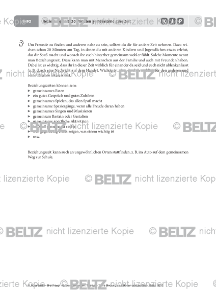 Bindung: Beziehungszeit – 20 Minuten gemeinsame gute Zeit