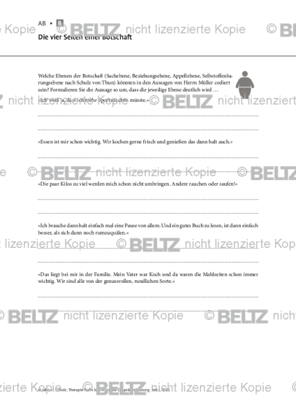 Motivierende Gesprächsführung: Die vier Seiten einer Botschaft