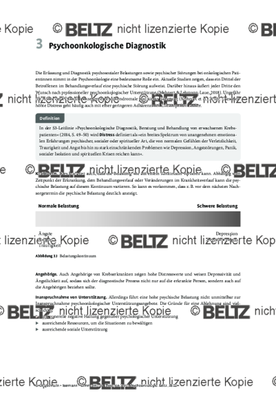 Psychoonkologie: Einleitung Diagnostik