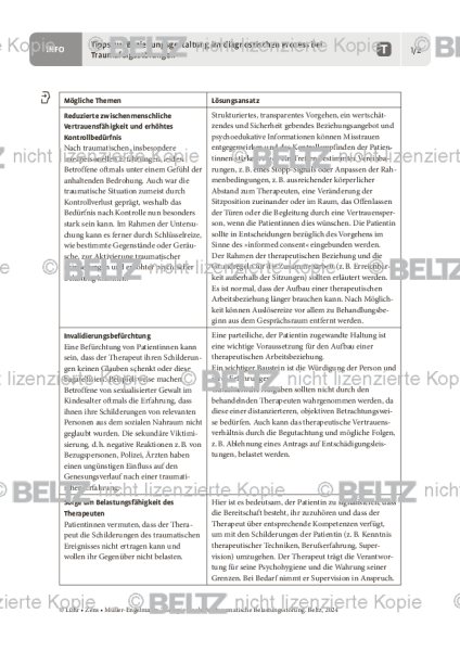 PTBS: Beziehungsgestaltung im diagnostischen Prozess