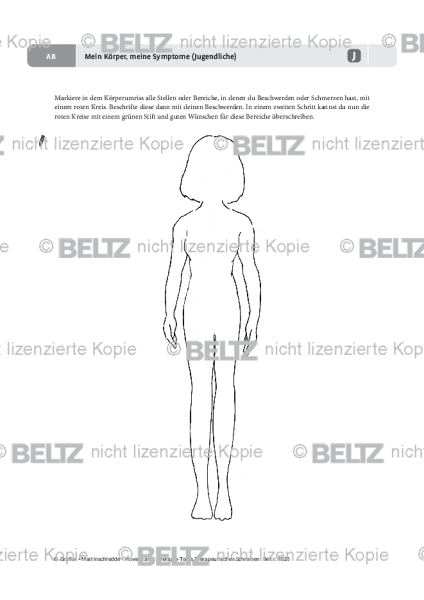 Therapeutisches Schreiben: Mein Körper, meine Symptome (Jugendliche)