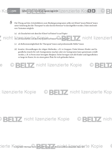 Arbeiten mit dem Bindungssoziogramm