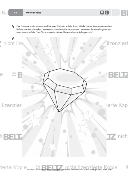 Ressourcenmalbuch: Meine Schätze