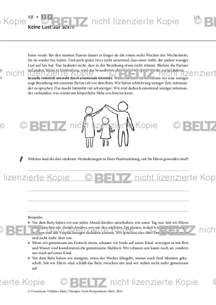 Peripartalzeit: Keine Lust auf Sex?!?