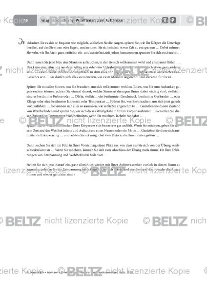 Psychoonkologie: Imaginationsübung: Wohlfühlort zum Auftanken