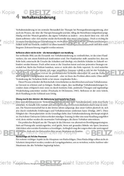 Pornografienutzungsstörung: Einleitung Verhaltensänderung
