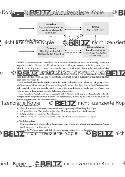 Wie werden Panikstörung und Agoraphobie behandelt?