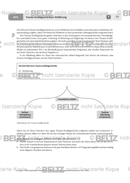 Therapeutisches Schreiben: Trauma-Erzählgeschichten: Einführung