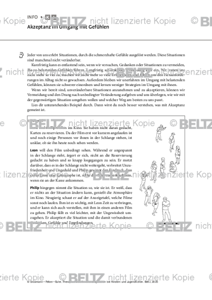 Emotionsregulation (K/J): Akzeptanz im Umgang mit Gefühlen