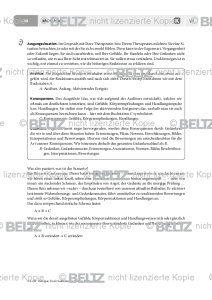 Sokratischer Dialog: ABC-Schema