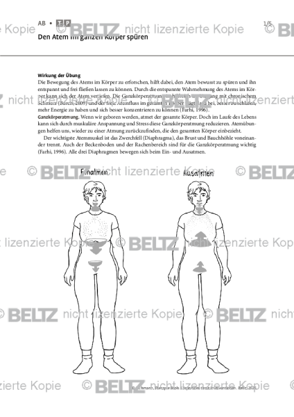 Körperorientierte Interventionen: Den Atem im ganzen Körper spüren