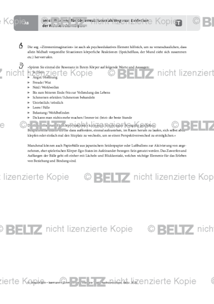 Psychoonkologie: Sensibilisierung für Körperreaktionen …