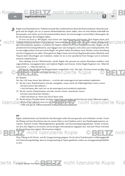 Ressourcenaktivierung: Regeltransformation