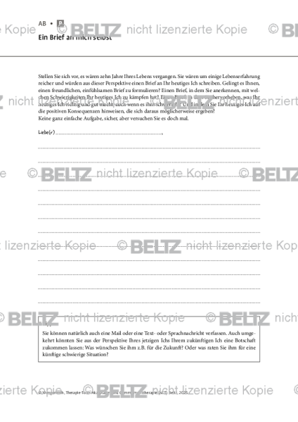 ACT: Ein Brief an mich selbst