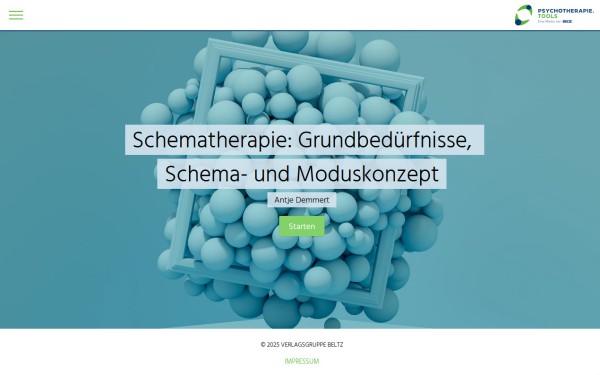 Schematherapie: Grundbedürfnisse, Schema- und Moduskonzept (WBT)