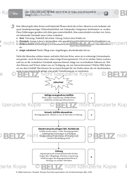 Störungsmodelle: Das Stress-Response-Modell: meine Krise als Folge eines belastenden Ereignisses