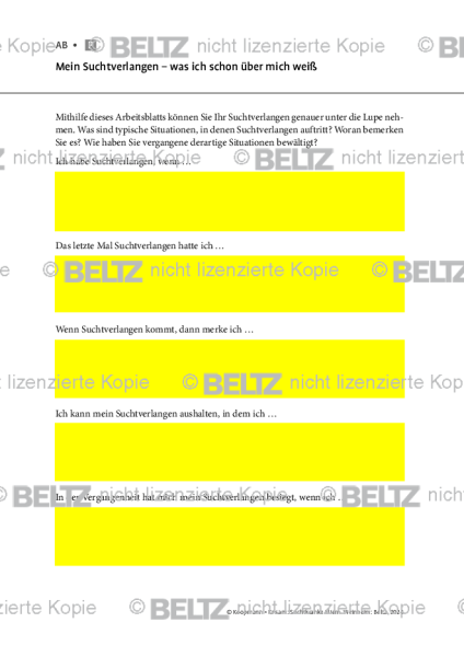 Suchtkranke Eltern: Mein Suchtverlangen – was ich schon über mich weiß
