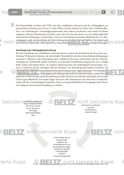 Schädlicher Gebrauch von Substanzen und PTBS