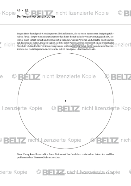 Schematherapie: Der Verantwortungskuchen