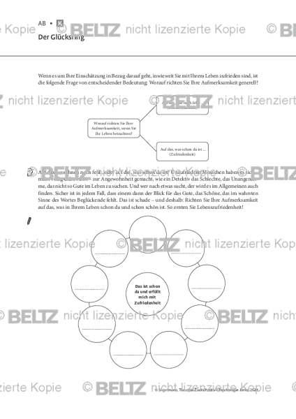 Positive Psychologie: Der Glücksring