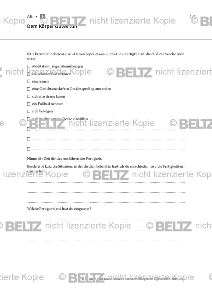 Essstörungen bei Jugendlichen: Dem Körper Gutes tun